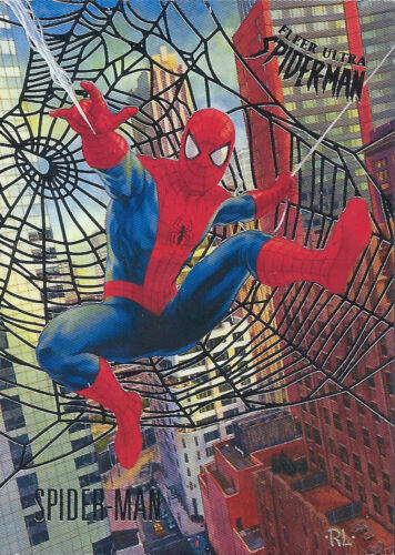 2017 Fleer Ultra Spider-Man Silver Web Foil You Pick the Card Finish Your Set