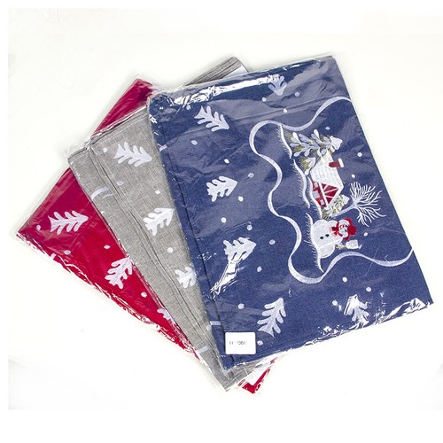 Christmas Table Runner Cover Cloth Xmas Tablecloth Decor Dining Desk Mat Covers