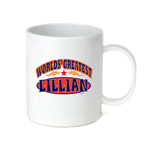 Details about   Coffee Cup Mug Travel 11 15 oz Your Name World's Greatest Best Lillian 