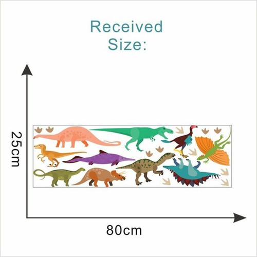 Cartoon Animals Dinosaur Wall Sticker Kids Room Bedroom Decor Vinyl Art Decal