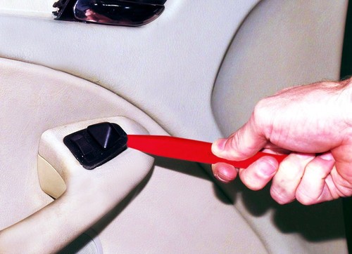 5pcs Red Nylon Car Interior Trim Door Panel Dash Molding Removal Pry Open Tools