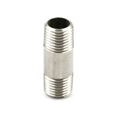 1//4/"Male x 1//4/" Male Threaded Pipe Fitting Stainless Steel SS304 NPTcda WDC