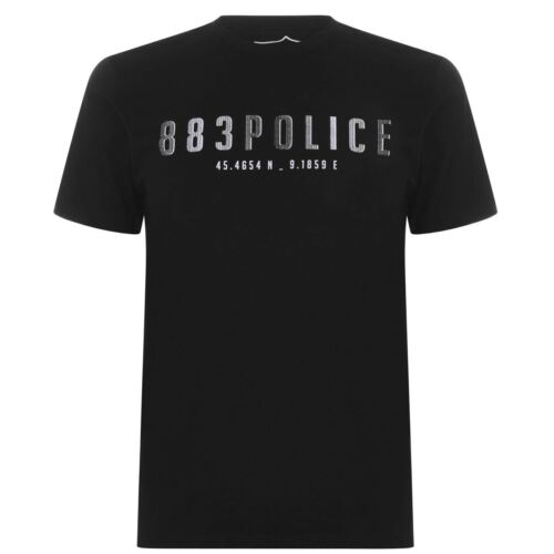 883 Police Mens Clacton T Shirt Crew Neck Tee Top Short Sleeve Lightweight
