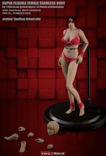 【IN STOCK 】TBLeague PHICEN 1/12 T03A T03B Female Seamless Body 6" Barbie Figure 