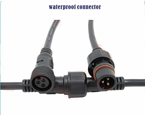 10 Pair Male//Female-HQ LED Connectors 3 Pin 3 Core Waterproof IP65
