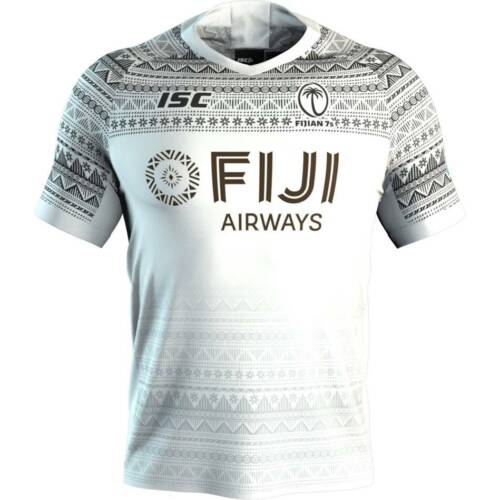 4XL & Kids 6-12 ISC Fiji Rugby Union 2020 Fijian 7's Home Jersey Sizes Small 