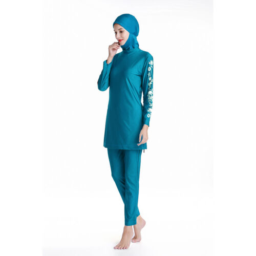 Plus Size Muslim Swimwear Women Swimsuit Modesty Islamic Beachwear Full Cover