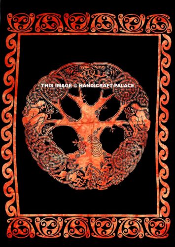 10 pcs Wholesale Lot Tapestry Indian Wall Hanging Celtic Tree Of Life Mandala Art