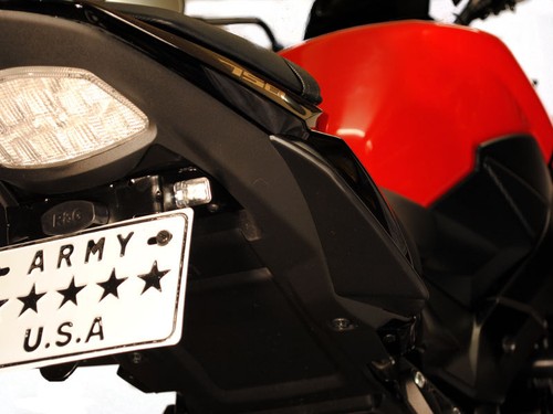 Black Mini LED Indicators for Harley Davidson Dyna Glide Project Bike