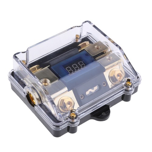Portable 100A 2 Way Audio Digital Fuse Holder Blocks Gold Plate for Car Boat