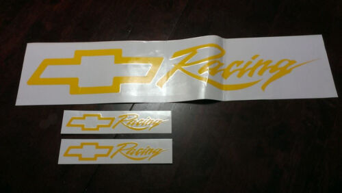 CHEVY RACING FRONT WINDSHIELD REAR BANNER LARGE 2 SIDE WINDOW DECAL STICKER