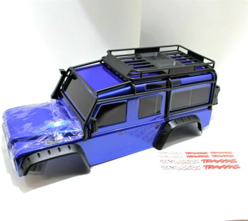 Traxxas TRX-4 Land Rover Defender Crawler Body Inner Fender Blue Spare Tire Jack