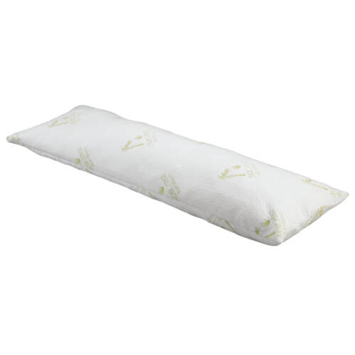 Bamboo Cover Shredded Memory Foam Full Body Pillow,100/% Washable