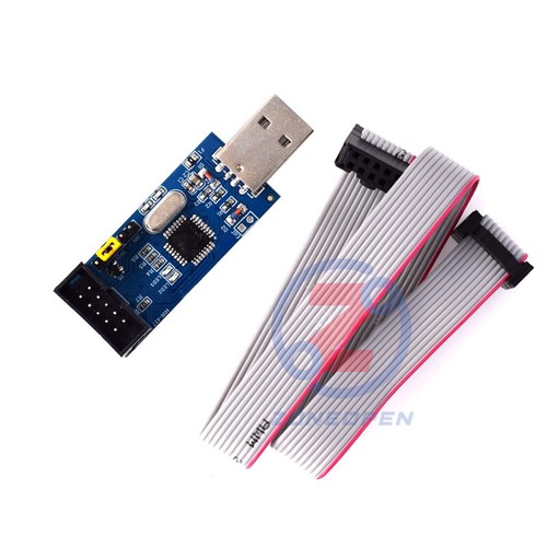 Arduino USBasp 51 ISP 5V USB programmer Download Line W// Self-Re For ATMEL AVR