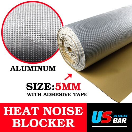 60"x39" Car Heat Shield Insulation Automotive Sound Deadener Block Material Mat 