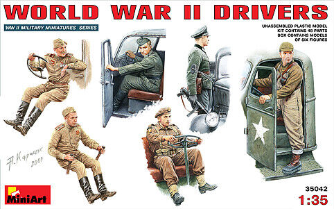 Miniart 1//35 WWII Drivers # 35042