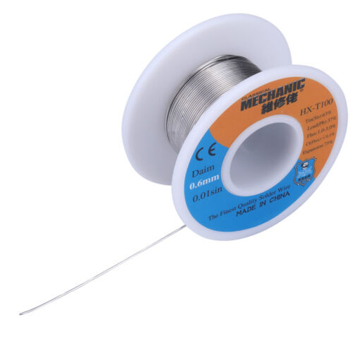 Tin lead Rosin Core Solder Wire 0.6mm 50g Low Melting Point Soldering BGA Repair