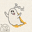Ghost-me hacen para Halloween stitchlet por Mouseloft 00M-006mmh