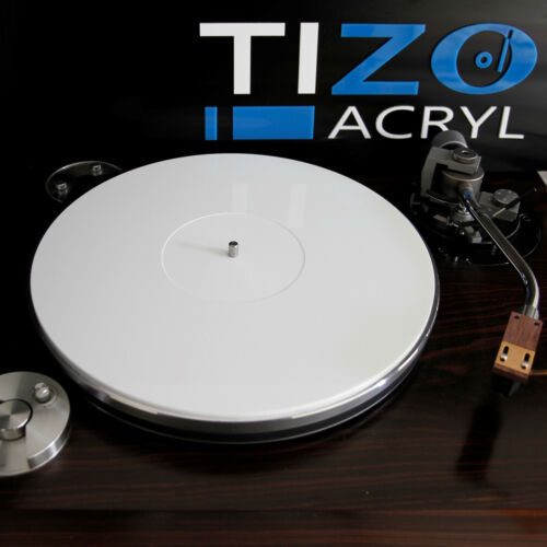 Plattentellerauflage Acryl PLEXIGLAS® 3mm ø300mm weiß glänzendTurntable Mat