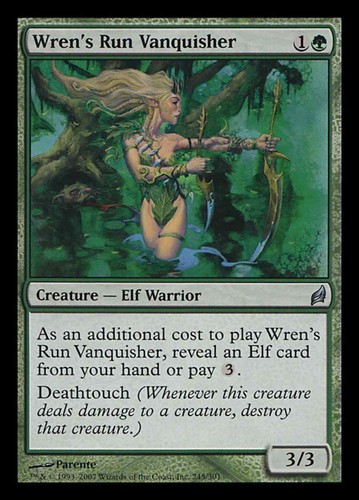 Lorwyn x 4 Magic the Gathering MTG 4x Wren/'s Run Vanquisher x4 LP//LP
