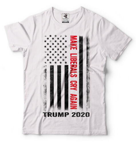 Donald Trump Président T-Shirt Drôle USA élections font libéraux Cry Again Tees