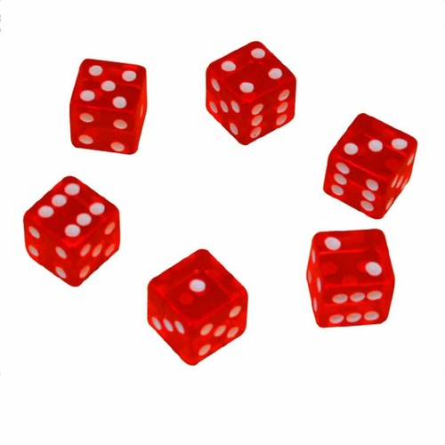 1 Pcs 19mm Grade A Serialized Professional Red Casino Dice Toy Accessories FL