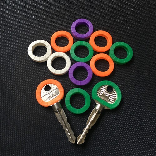 32X HOHLER SILIKON-SCHLÜSSELKAPPEN-ABDECKUNGEN TOPPER-SCHLÜSSELRING-KREIS OSR