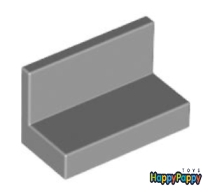 Lego 8x Panel Paneel 1x2x1 Hell Grau Light Bluish Gray 4865b Neuware New