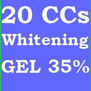 35% TOOTH TEETH WHITENING WHITENER GEL 20cc FAST 80apps 