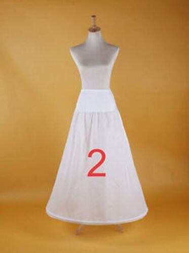 2019 Neu Petticoat Unterrock Kleid Unterkleid Reifrock Ringe Brautkleid Weiß