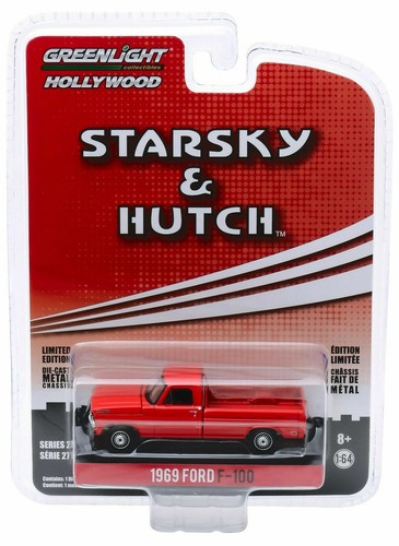 1969 FORD f-100 Camion-Starsky /& Hutch *** Greenlight 1:64 Nouveau
