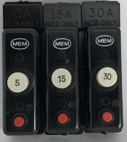 MEM pulsador único Reja de desminado 5 A 10 A 15 A 20 A 30 A 45 A Amp qcb qlrs qlcs Interruptor 