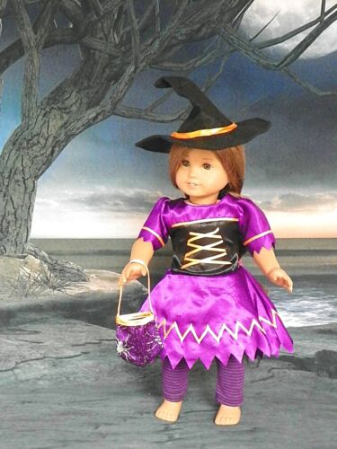 "Hocus Pocus" by ARIANNA 4pc Witch Costume fits Kanani & 18" AG Gals 