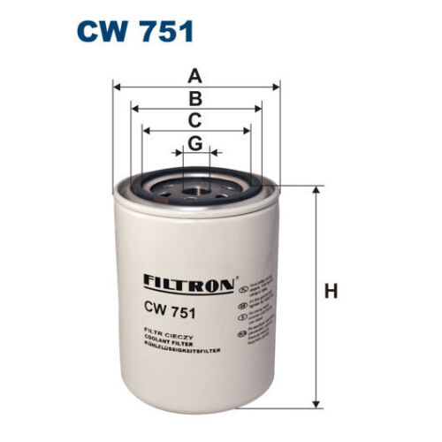 Kühlmittelfilter FILTRON CW751 
