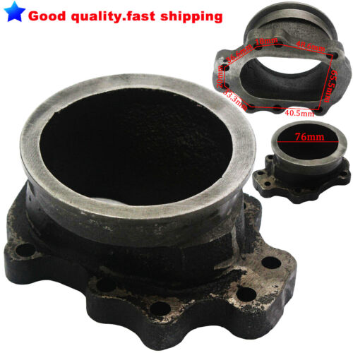 Cast Iron 8 Point 3/" V-band Flange Adapter For T25 T28 GT25 Turbocharge Downpipe