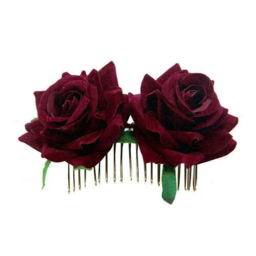 Details about  / Bridal Boho Rose Flower Hair Comb Clip Hairpin Wedding Party Ha Accessories K6S3