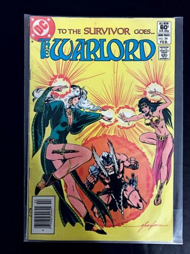DC COMICS 1982 VF NEWSSTAND EDITION WARLORD #54 1976 SERIES 