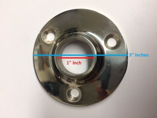 Stainless Steel Low Profile Rail Fitting Base for 1″ inch OD Tube