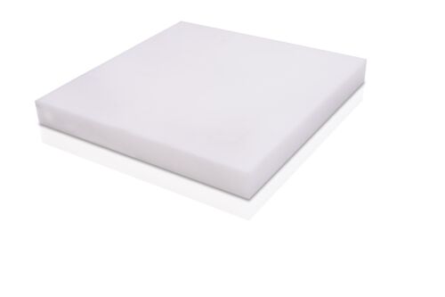 UHMW Polyethylene Plastic Sheet 1//2/" x 12/" x 24/" White Color