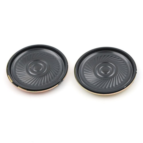 2pcs 40mm 8ohm 8Ω 0.5W Audio Speaker Stereo Woofer Loudspeaker Trumpet Hor YB$CA