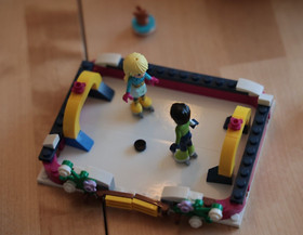 LEGO FRIENDS Set: Ice Skating Rink at WiSpoOrt 41322 *** COMPLETE No Original Box/Instructions