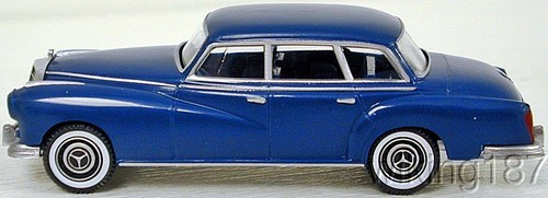 Wiking NEW HO 1//87 Scale Classic 1950/'s era Mercedes Benz 300 Sedan in Blue