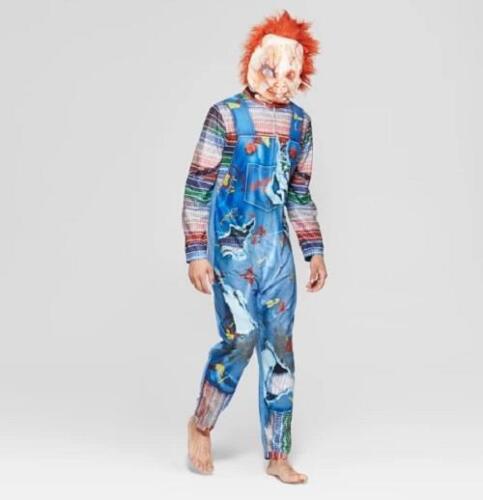 CHUCKY Child's Play Themed ~ Union Suit One Piece Men's Pajamas ~ L Large ~ NEW 
