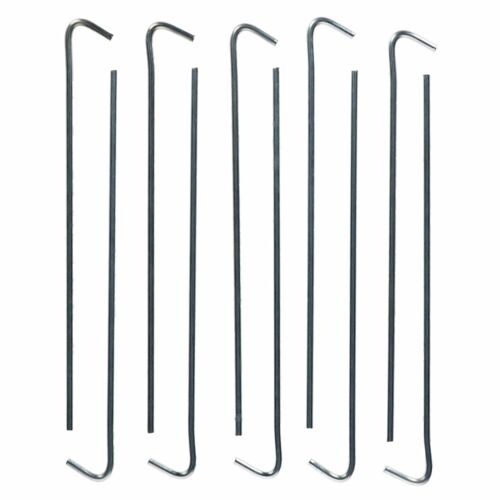 Heavy Duty en Acier Galvanisé Métal Tente Chevilles attaches pour camping tentes 10pc