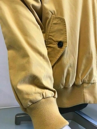 Ska /& Soul 2150 Antiguo Oro//Mostaza Harrington Chaqueta De Lujo Tartán Forrado