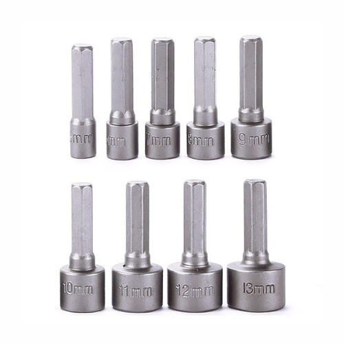 9PC HEX SET METRIC ALLEN ALAN ALLAN KEY BIT SOCKET 3//8 DRIVE 4,5,6,7,8 /& 10MM