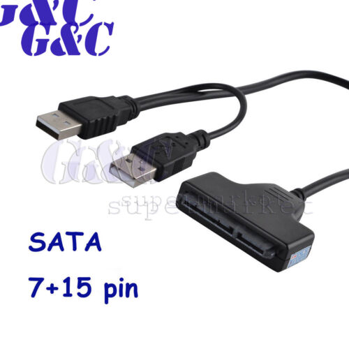 USB 3.0 to 2.5/" HDD SATA III Hard Drive Cable Adapter for SATA3.0 SSD/&HDD