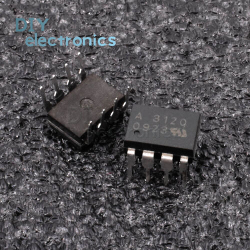 5PCS A3120 HCPL-3120 8PINS 2.5 Amp Output Current IGBT Gate Drive Optocoupler US 