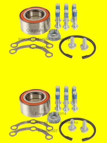 2 FAG Left+Right axle Rear Wheel Bearing Kits Set Roller for Mercedes W124 R129