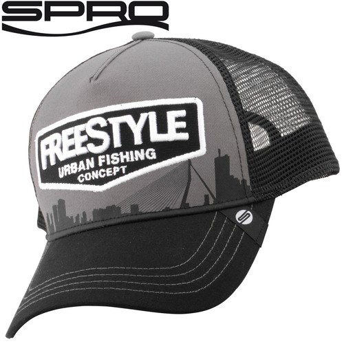 Spro Trucker Cap Freestyle grey Angelcap Kopfbekleidung Angelmütze Mütze